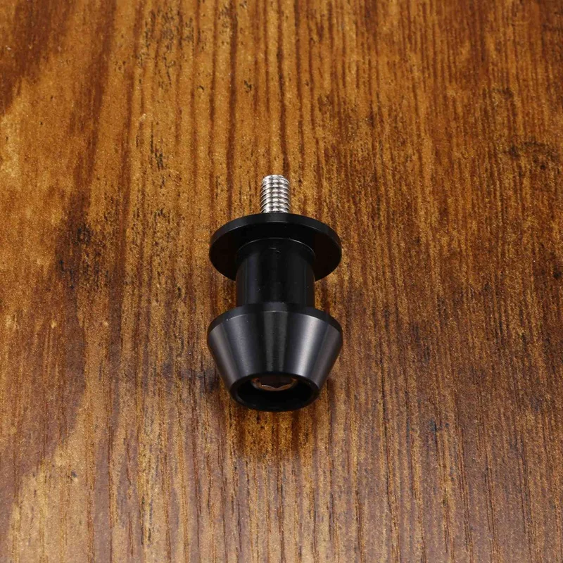 ●2Pcs M6 X1.5 Motorcycle Cnc Swing Arm Sliders Spools Stand Screw For Fz01 Fz03 Fz09-ABFB