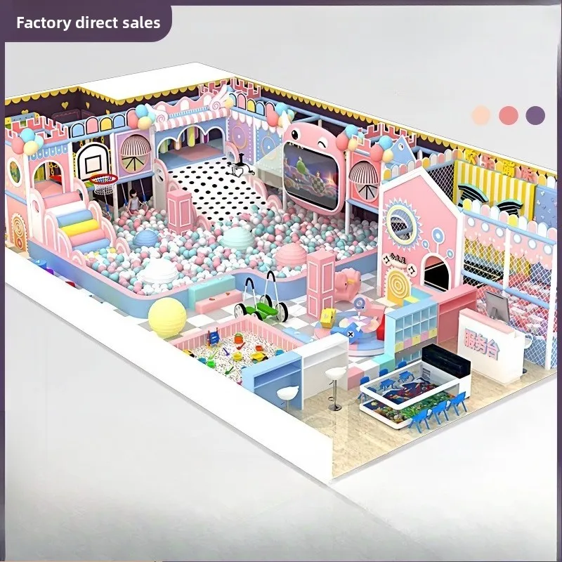 Children's playground Small playground equipment Overhead floor Entertainment facilities customization