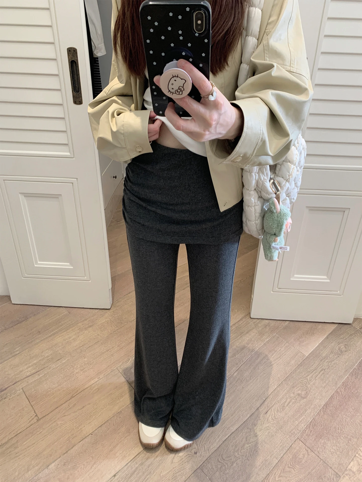 

Удобные женские брюки-юбка с высокой талией и плиссировкой, модные, стройнящие, слегка расклешенные, повседневные, шикарные, с эффектным дизайном складок