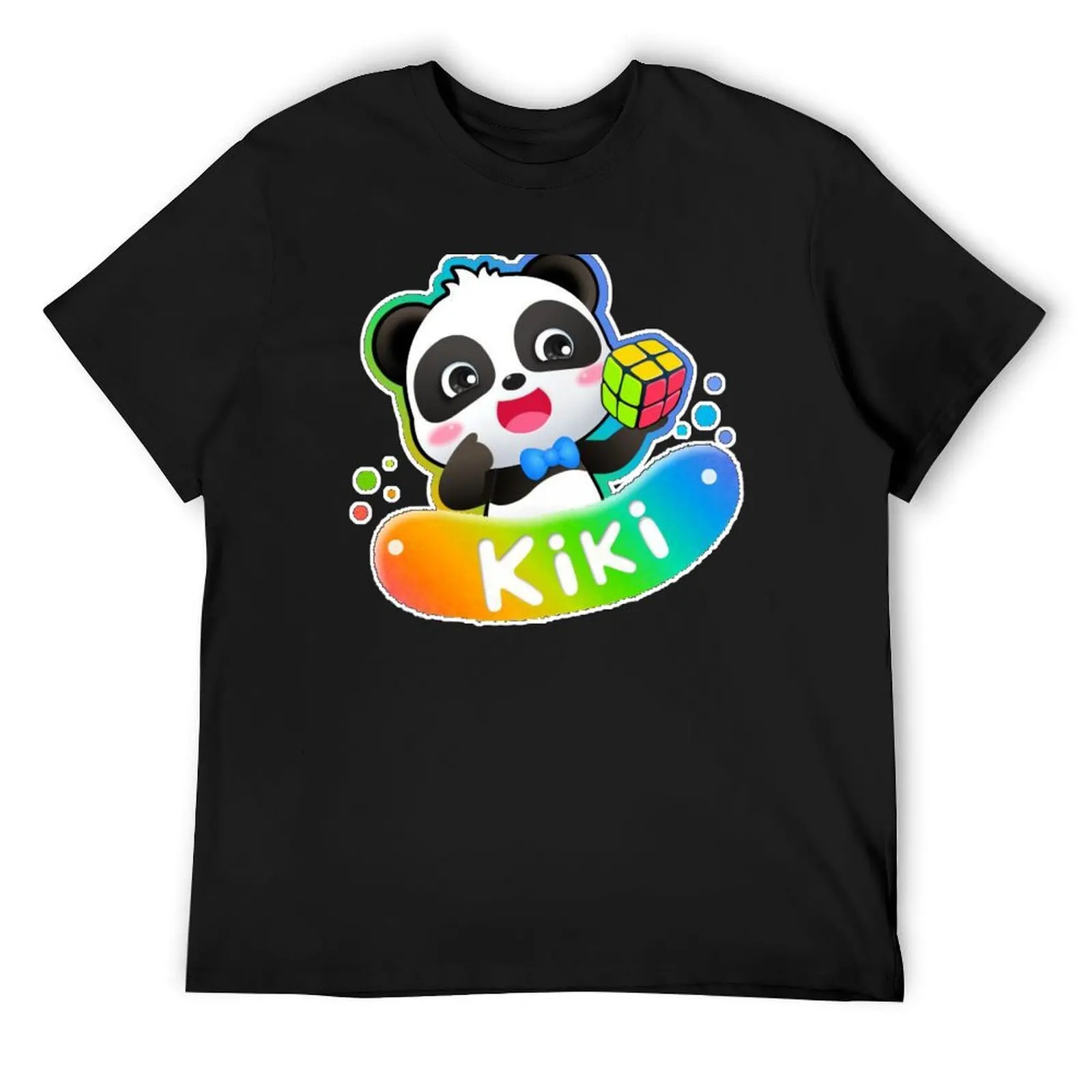 

kiki panda T-Shirt blacks anime tshirt clothes new edition mens white t shirts