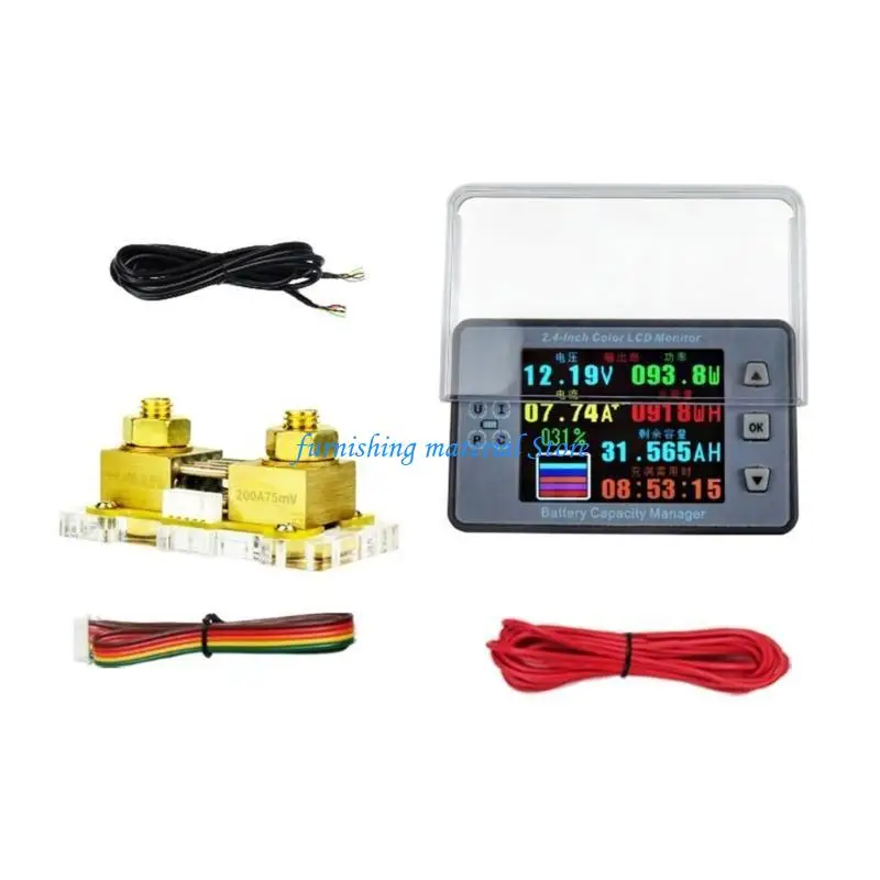 

Индикатор емкости аккумулятора Y5GD, DC8-100V, 100/200/300/500A, кулоновый счетчик