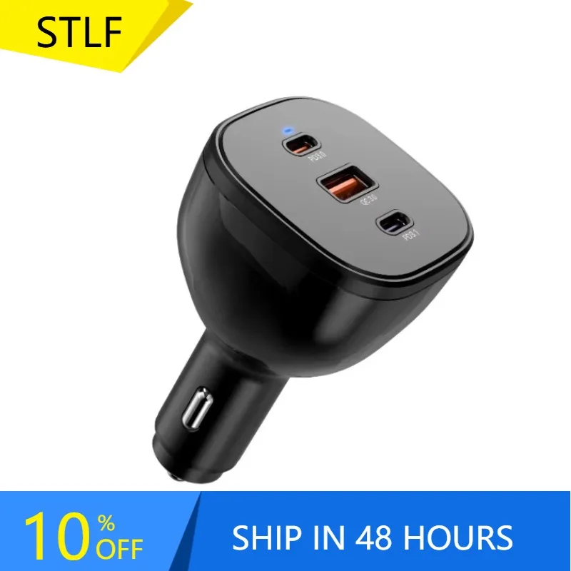 

GlowMart Factory Wholesale 3 in 1 Car Charger Fast Car Charger 160W 140W 65W 36W 165W Fastest Universal Adapter Car Charger