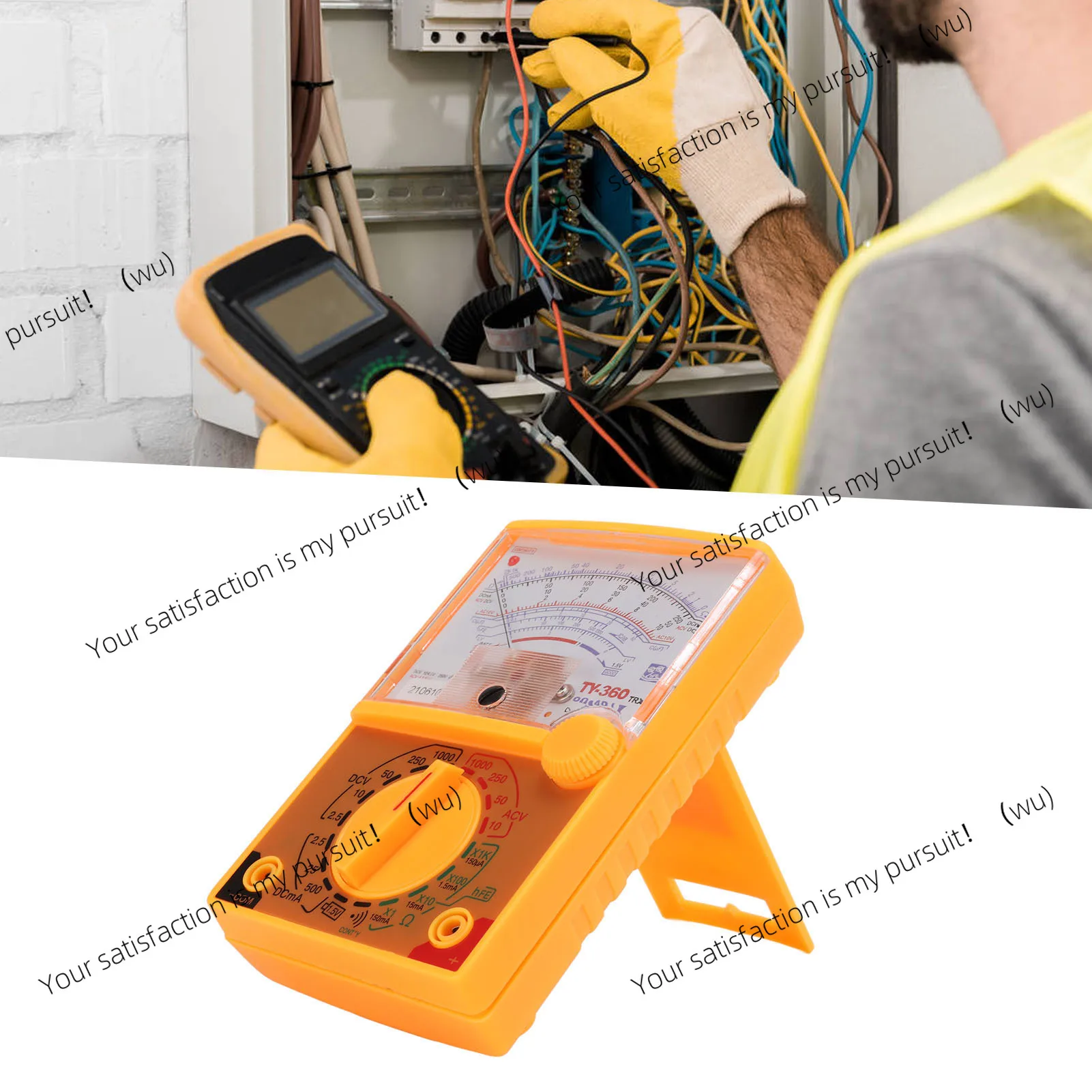 Multimeter high definition scale multi range humanized design small safety pointer voltage ammeter