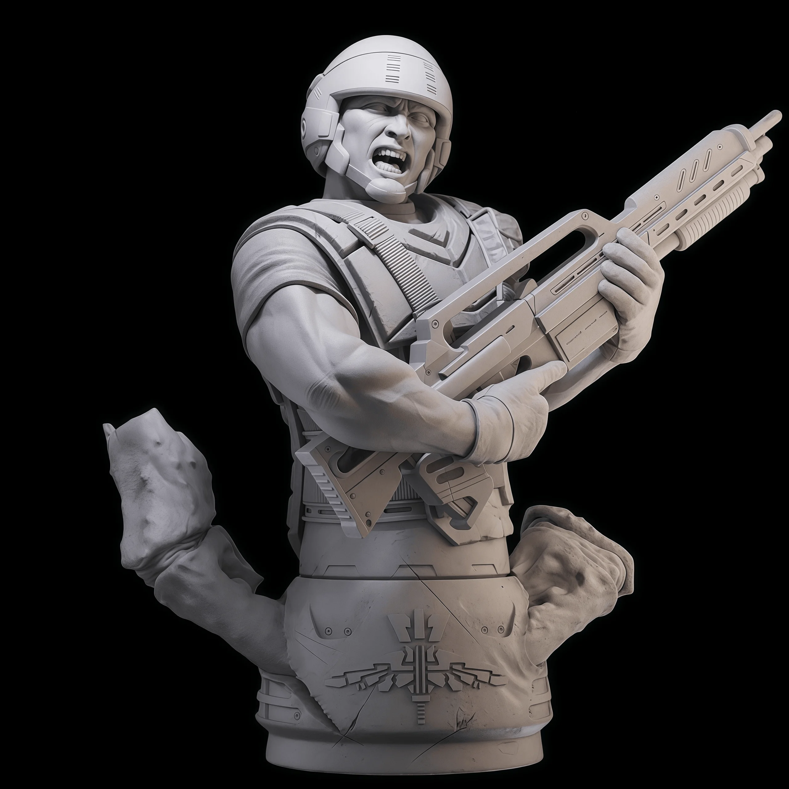

1: 10 Die Casting Resin Model Assembly Kit, GK， Precision Resin Bust, Unpainted, Needs To Be Assembled