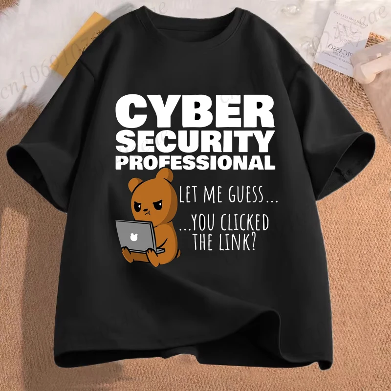 Camisetas divertidas con programador de seguridad cibernética para hombre y mujer, camiseta de seguridad cibernética Hacker, regalos de cumpleaños