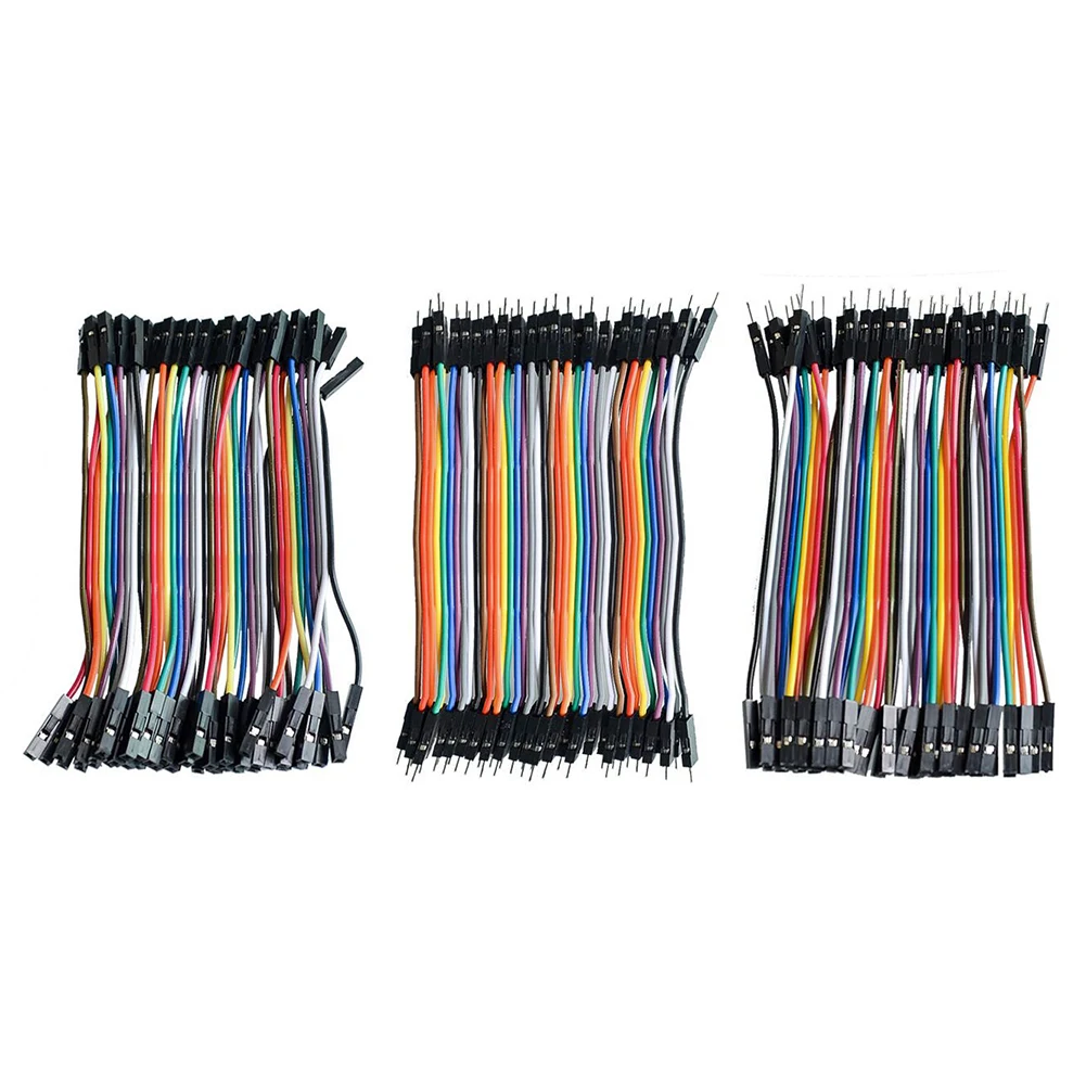 As Shown Breadboard Cables Reusable Cables High-quality Materials Easy To Install Versatile Applications Prototyping
