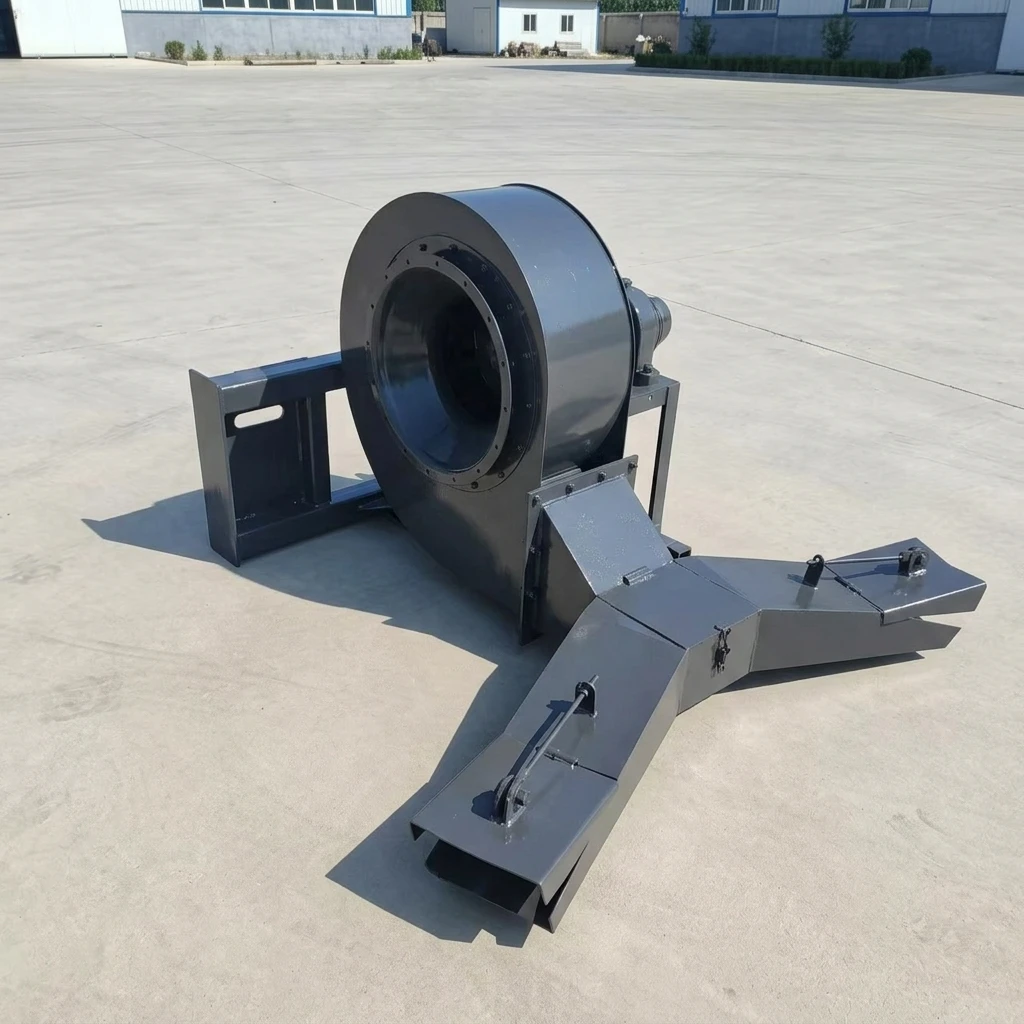 Heavy Duty Skid Steer Road Blower Universal Quick Attach Loader Attachment for Pavement Maintenance & Site Cleanup