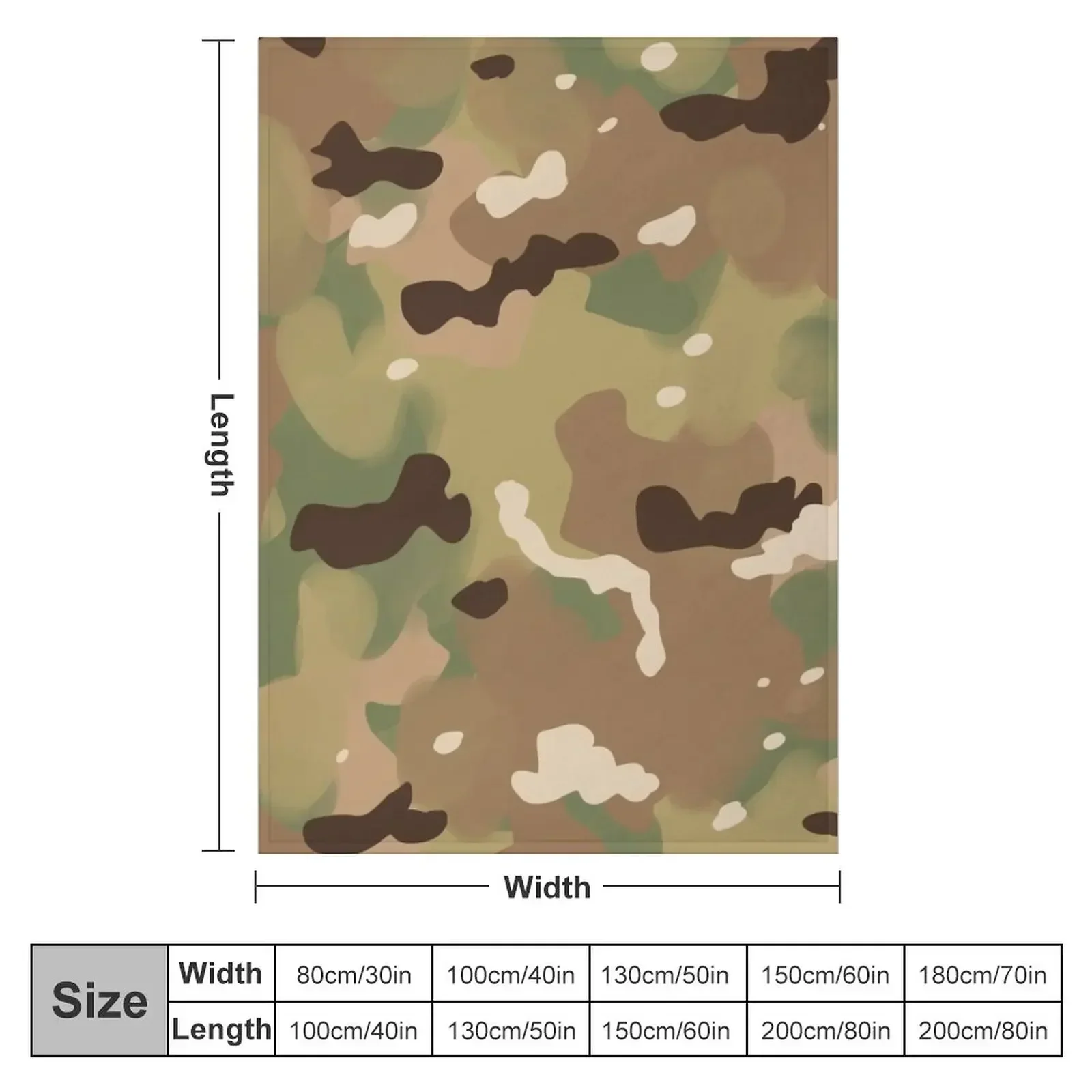 New multicam camouflage. camo. Throw Blanket Blankets Sofas Of Decoration Weighted Furry Blankets