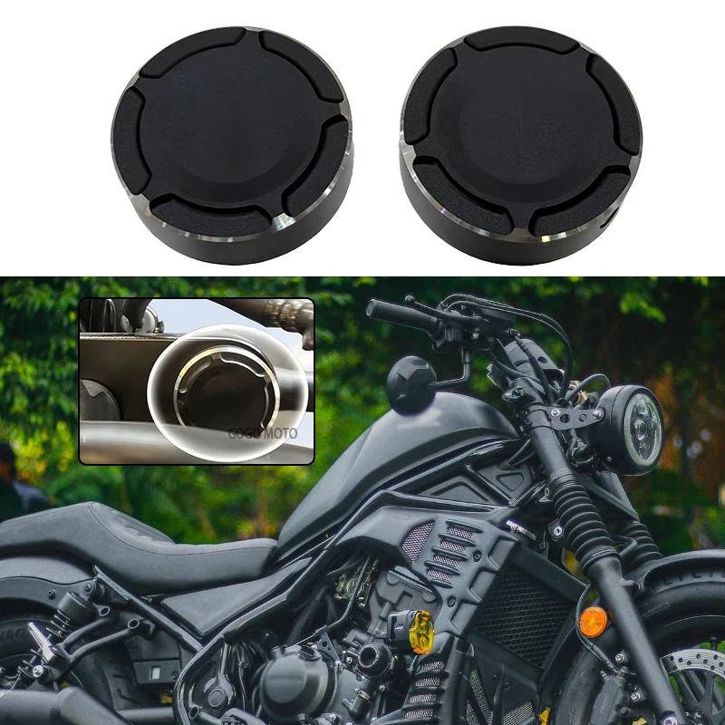 FOR HONDA Rebel CMX250 CMX300 CMX 250 300 500 Motorcycle Fork Stem Covers Front Fork Upper Cover Accessories CL500 CL300