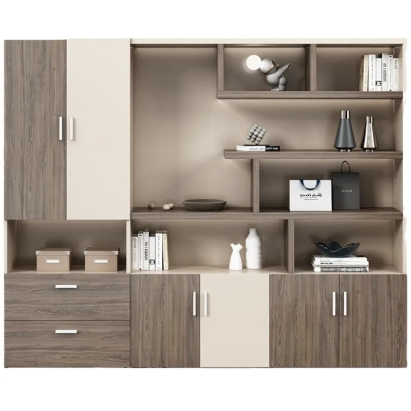 

Boss Office File Wooden Background Information Filing Bookcase Locker Locker Storage Cabinet