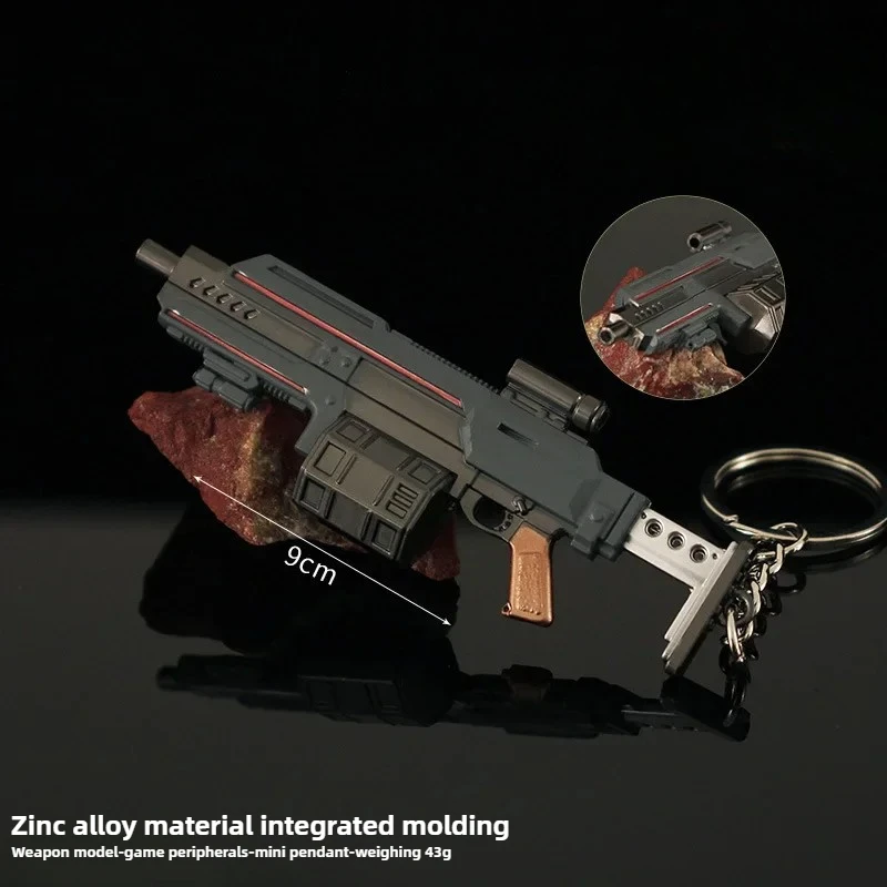 9 سنتيمتر Helldivers2 لعبة البنادق المفاتيح سبيكة AR-23 Liberator/JAR-5 Ominate/R-63 Diligent/SG-225IE سلاح تمزق عالي الاحتراق هدية