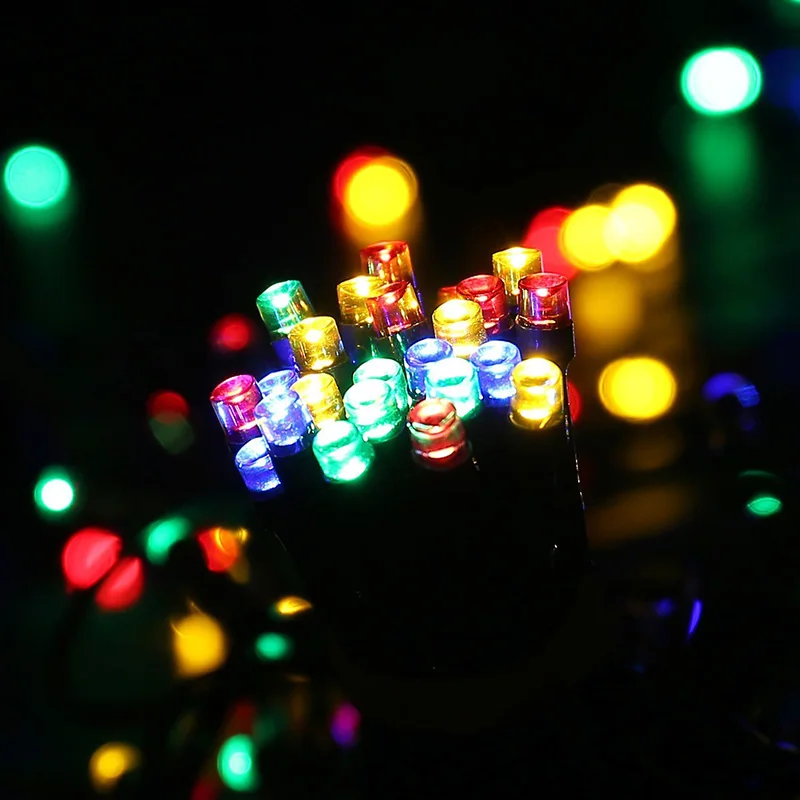 5/12/22M LED Solar Light Outdoor Waterproof Garden Solar Lamp Christmas Decoration Birthday Party Yard New Year's Eve Decoration