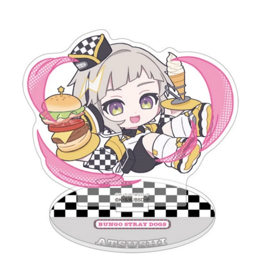 Bungo Stray Dogs Atsushi Nakajima Acrylic Stand Figure 10cm Anime Desk Decoration Fans Gift key chains