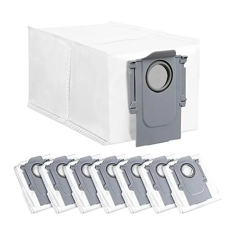 8-pack stofzakken onderdelen accessoires compatibel met Roborock Q Revo robotstofzuiger, wegwerpvervangingszakken met grote capaciteit