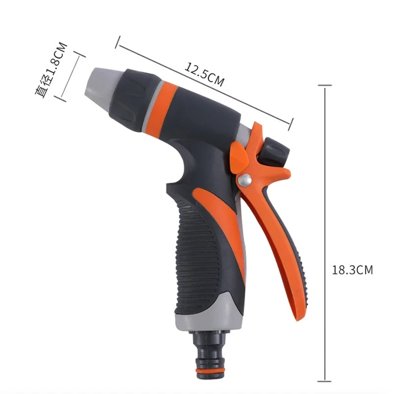 Single Function Plastic Garden Water Gun Household Car Washing Hose Nozzles Sprayer Water Gun Garden Sprinkle Tool