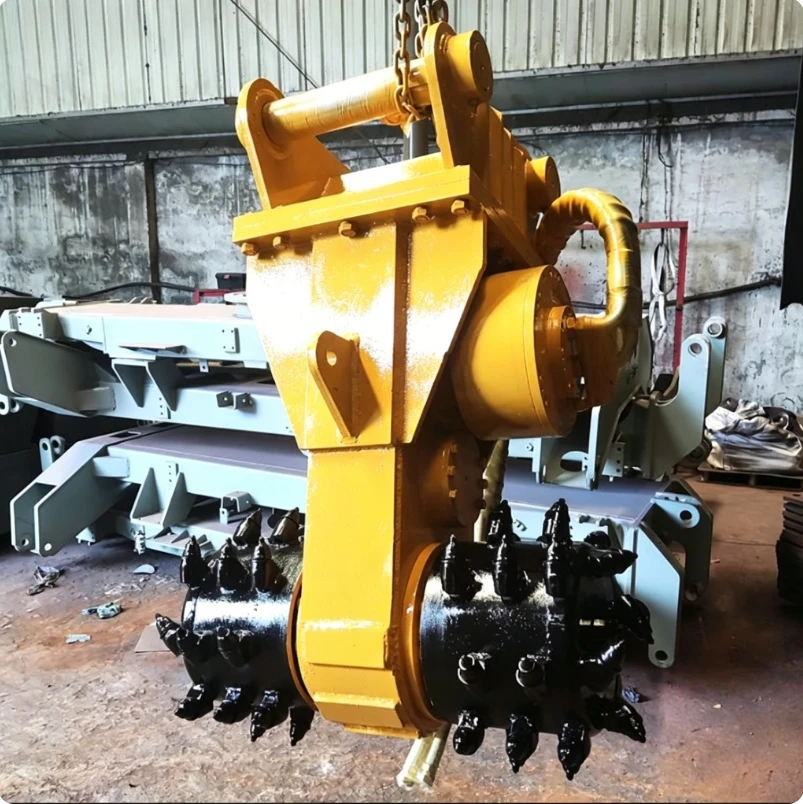 Industrial Hydraulic Drum Cutter for Rock Concrete Milling Excavator Attachment Rotary Grinding Head for Construction Project