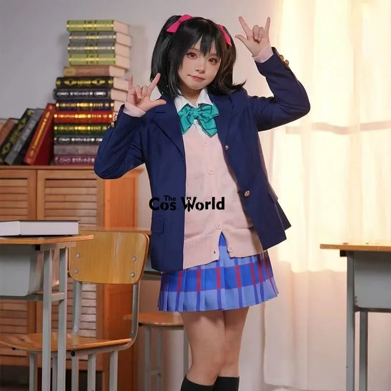 الحب لايف 9 شخصيات كوساكا هونوكا مينامي كوتوري سونودا أومي مطوي التنانير JK زي مدرسي ملابس أنيمي تأثيري ازياء #4