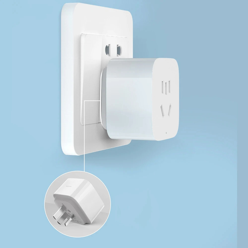 Xiaomi Mijia-toma de corriente inteligente 3, WIFI, versión de seguimiento de energía, Control remoto inalámbrico, adaptador de encendido y apagado,