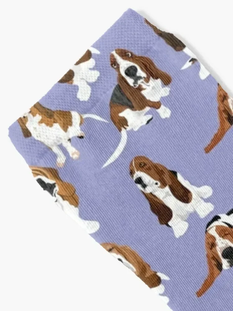 Basset Hounds Socks hiking hiphop Men's Socks Luxury Women's