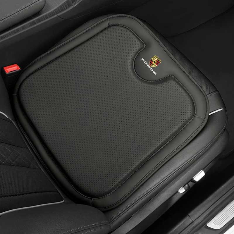 UP Leather Car Seat Mat Cushion Breathable Comfortable Cushion Pad For Porsche 911 Cayenne Panamera Macan Boxster Carrera-GT 928