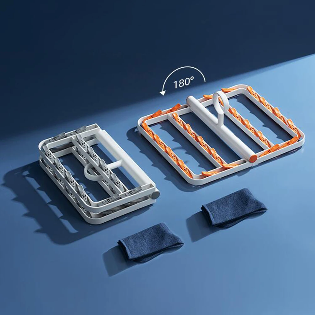 

Windproof Clothes Drying Rack Easy to Hang Pin Multifunction Hanger Laundry Convenient Balcony