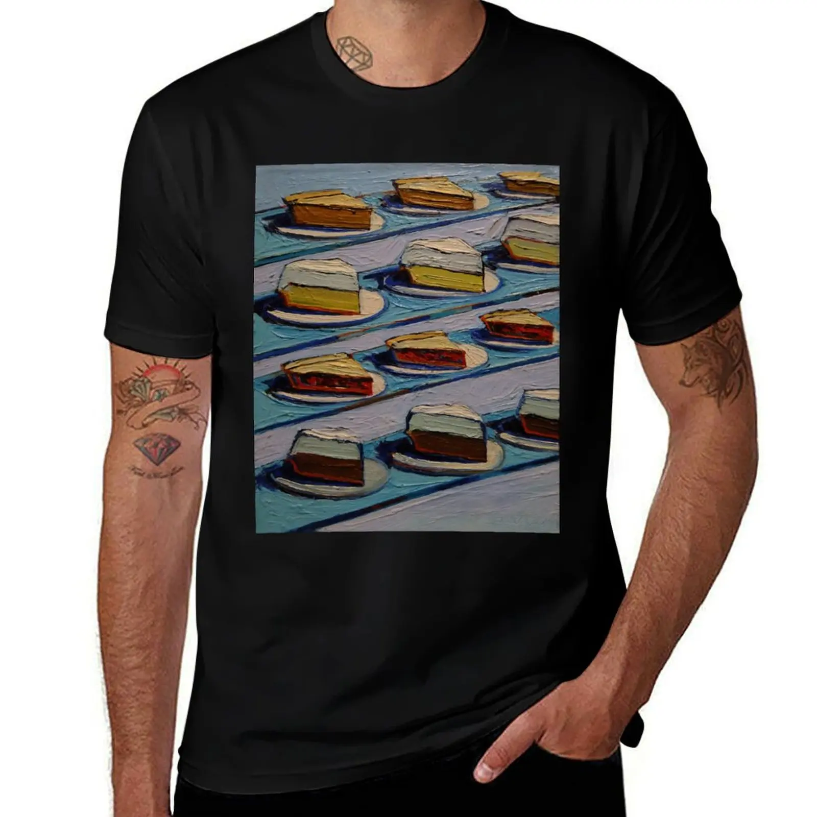 Wayne Thiebaud T-Shirt Summer Print Short Sleeve Tee T-Shirt