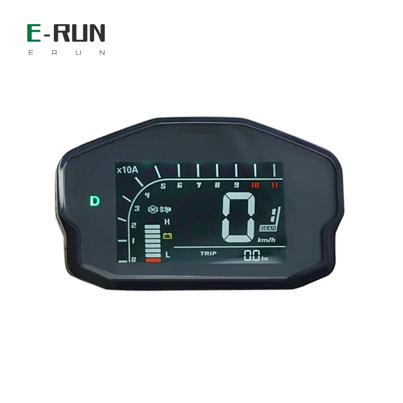 New DKD LCD Speedometer Display Adjustable ONE-LIN/CAN-BUS Communication For Votol Fardriver Controller