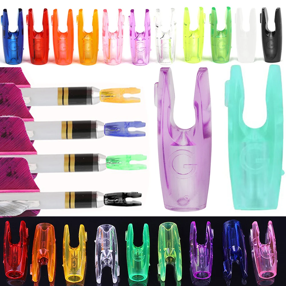 

50x Archery Pin Nock Anti-fighting Arrow Tail PIN G Arrow Nock Target Shooting Hunting Recurve Bow DIY Arrows Shaft Accessories