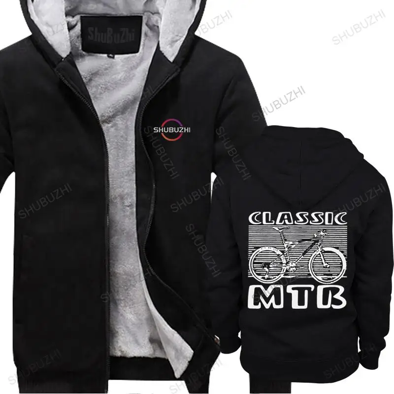 Unique Mens Classic Mountain Bike thick winter fleece Cotton fall Full Suspension MTB Biking hoody Apparel Gift European size