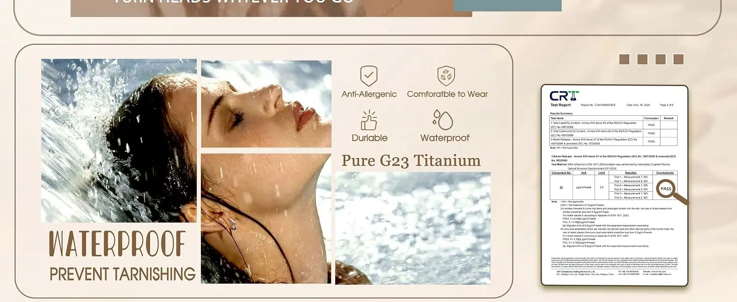 Drperfect G23 Implantat-Titan-Ohrringe für Damen und Herren, Hypoallergene Creolen, Knorpel-Helix-Piercing-Schmuck – Detail 3