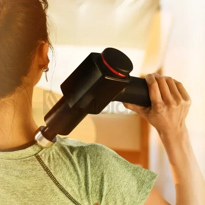 

Оборудование для восстановления тренировок, 5 регулируемых скоростей, ручной массажер для глубоких тканей, массажный пистолет 12–220 Вт, 40–65 дБ