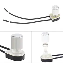 Electrical 2 Wire Rotary Switch Two Stage ON-OFF Switch for Table Lamp / Floor Lamp / Canopy Lights