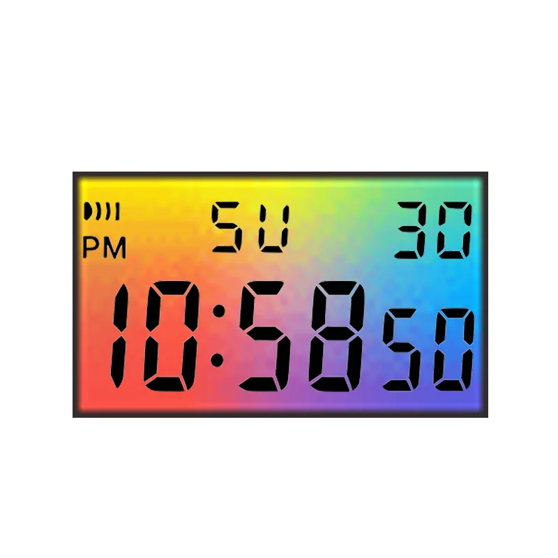 For Casio F91W W159 W158 W169 Display Screen Sticker Gradual HD Screen Color-changing Film Sticker Modify Accessory