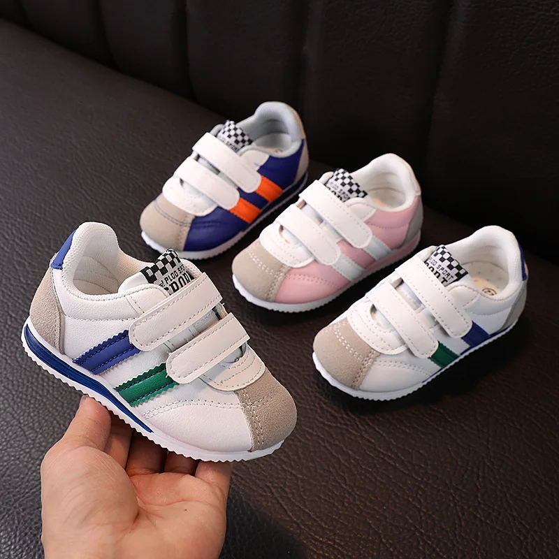 2022 New Children\'s Shoes Korean Style Boys Sports Shoes Girls Soft Sole Casual Shoes Spring Autumn Kids Fashion Sneakers Unisex