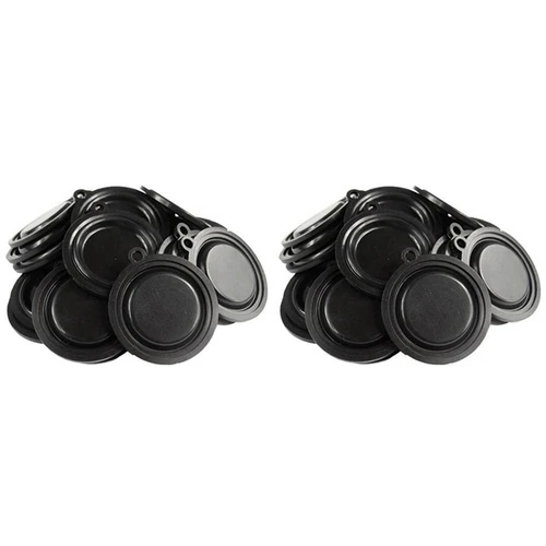 40 Uds 50Mm calentador de agua a Gas accesorios de diafragma de presión válvula de conexión de agua-Gas película de agua membrana timpánica