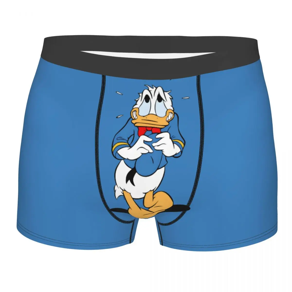 

Custom Donald Duck Underwear Men Breathable Boxer Briefs Shorts Panties Soft Underpants For Homme