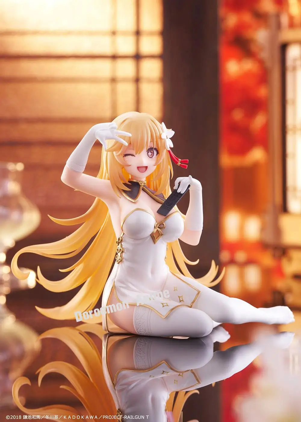 الطلب المسبق الأصلي Taito سطح المكتب لطيف معين السكك الحديدية العلمية ميساكا ميكوتو شوكوهو ميساكي فستان صيني الجمال الشكل