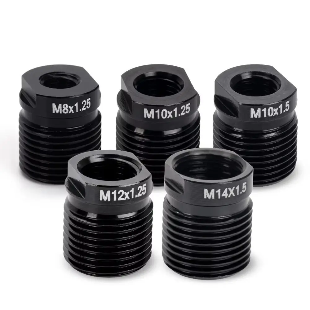 Accessories Aluminum Material Shift Knob Adapter Inside Thread Black Thread Adapter Transmission Knob Adapter