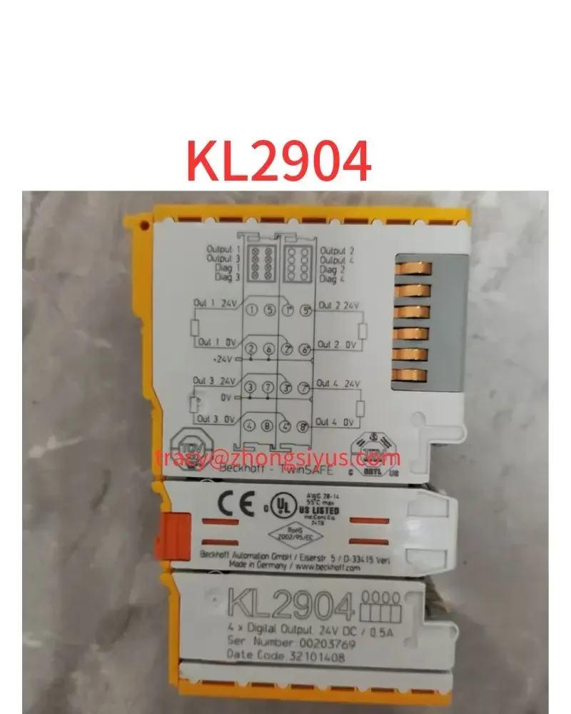 Used module KL2904 Functional testing is intact
