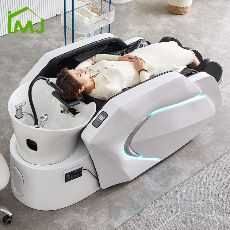 

Salon Facial Treatment Hair Washing Shampoo Chair Electric Massage Table Head Spa Bed