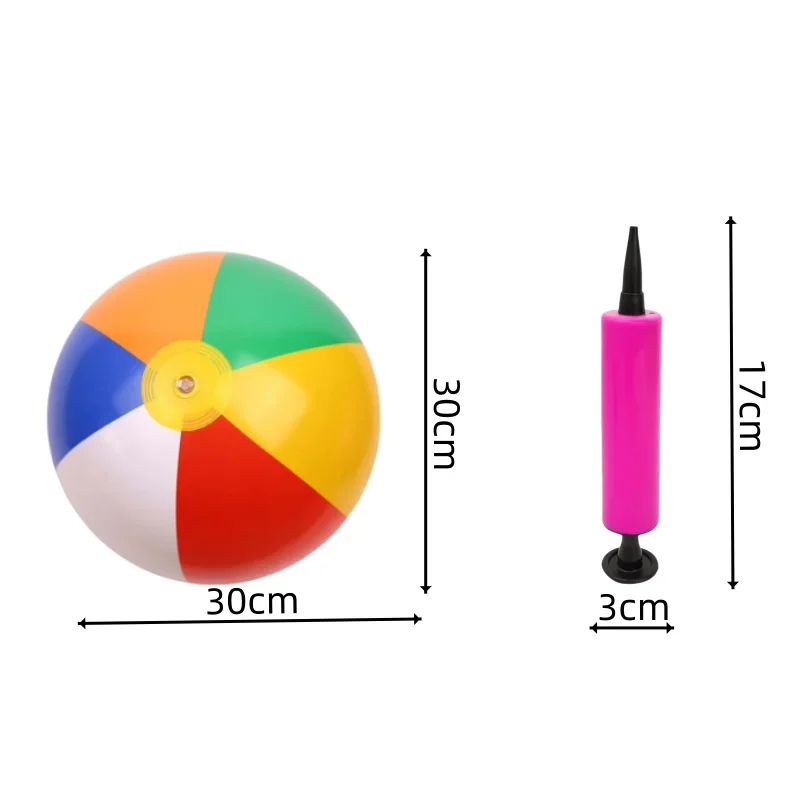 다채로운 풍선 비치 볼 장난감, 수영장 게임, 야외 어린이 수영장 놀이 공, 여름 물 게임, 어린이용 스포츠 장난감, 5 개