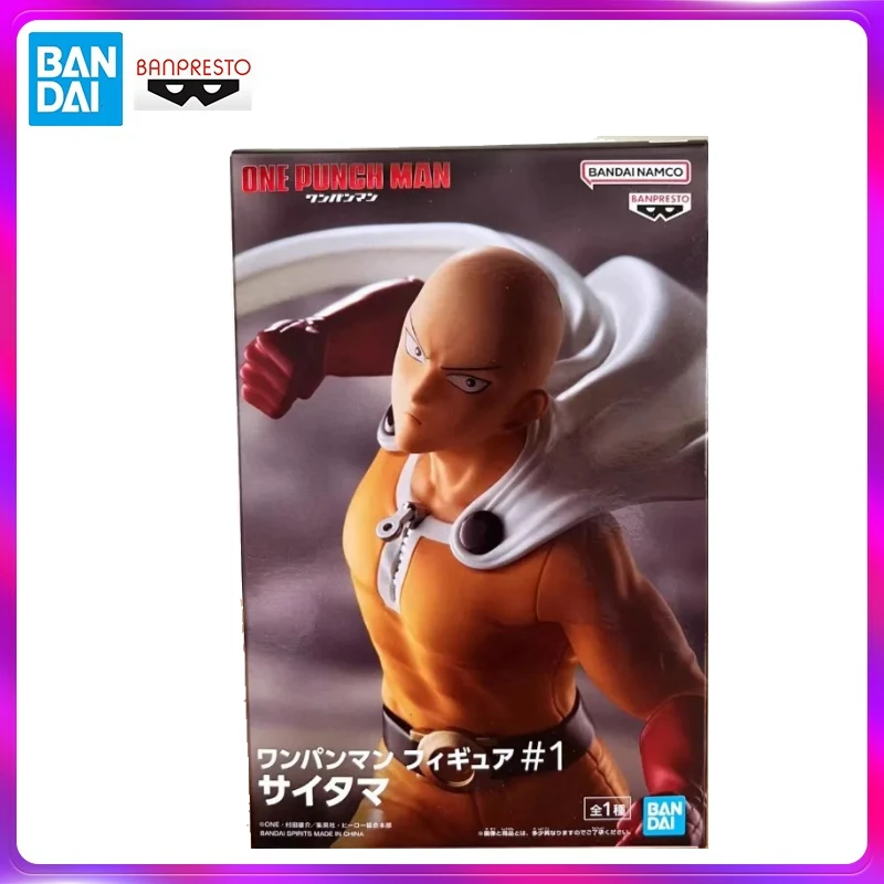 

Bandai In Stock Banpresto Original Anime One Punch Man Saitama Action Figure Model Toy Collection Birthday Gift TT