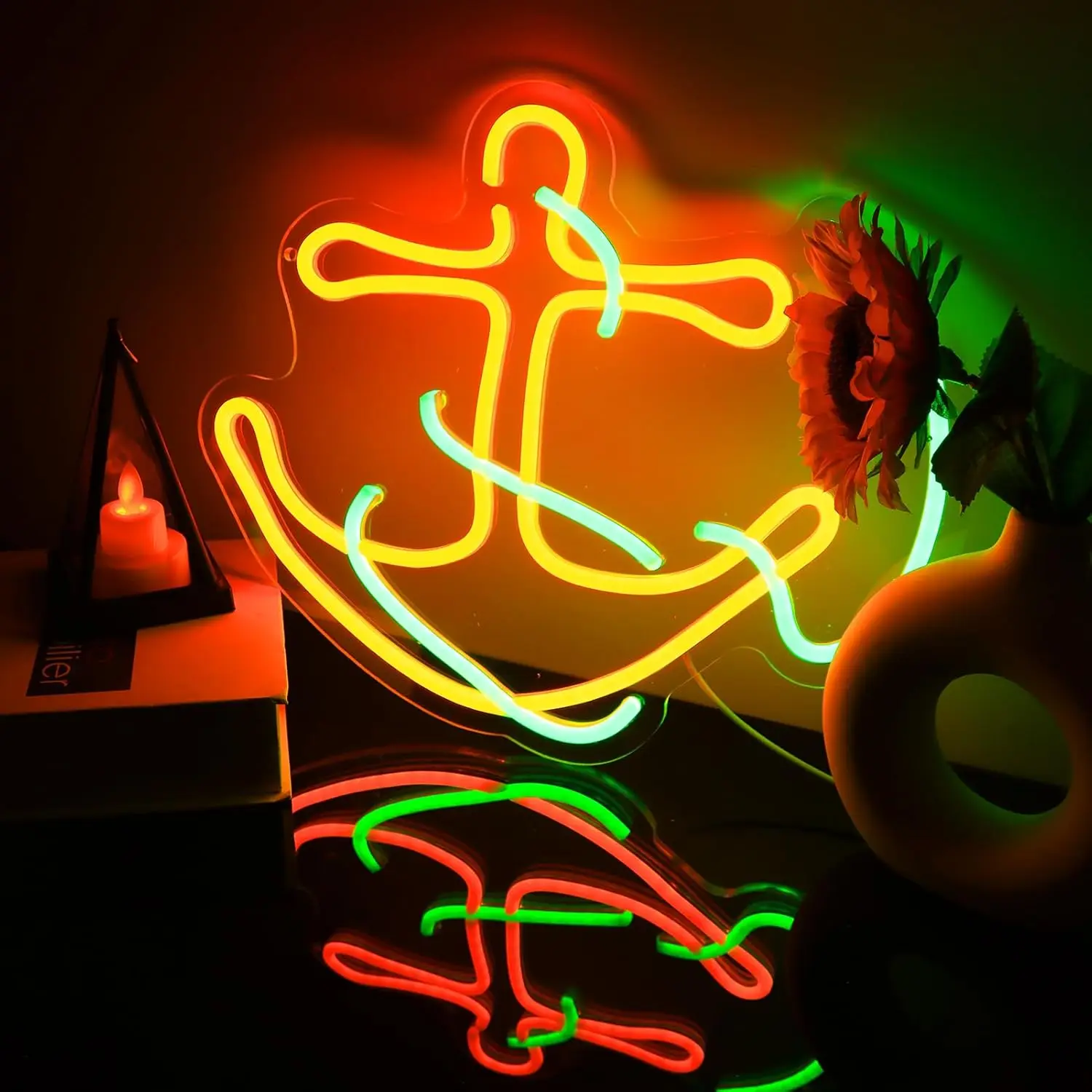 

Spearhead Neon Sign 5V USB Dimmable LED Neon Light for Bedroom Room Beach Bar,Party Home Decoration Birthday Christmas Gift