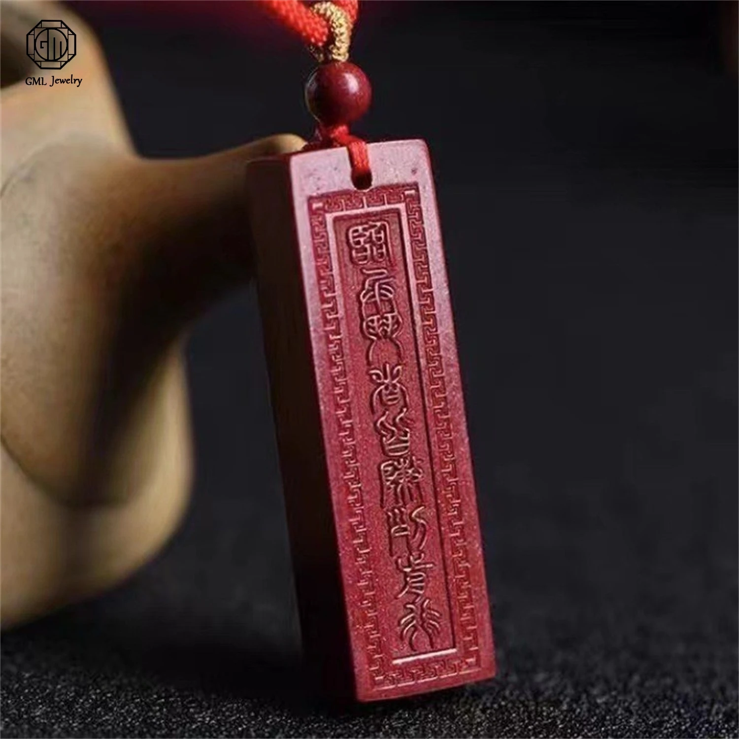 Natural Stone Amulet 9 Layer Wen Chang Tower Pendant High Density Purple Sand Gold Jewelry For Study Career Luck Feng Shui