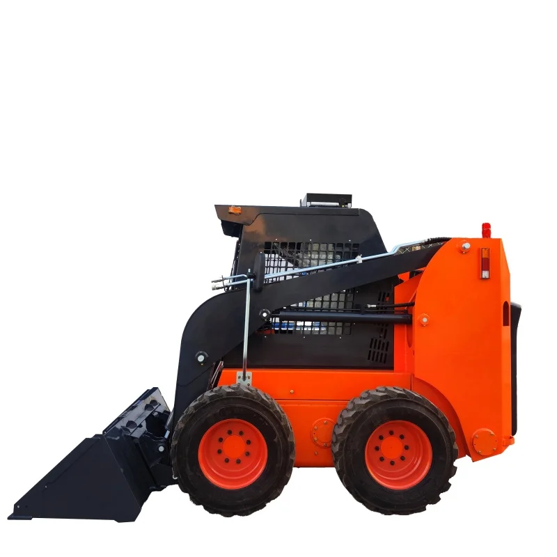 Multi-Function Skid Steer Loader Tracked Stable Indoor Demolition Garden Work Multi-Attachment Narrow Space