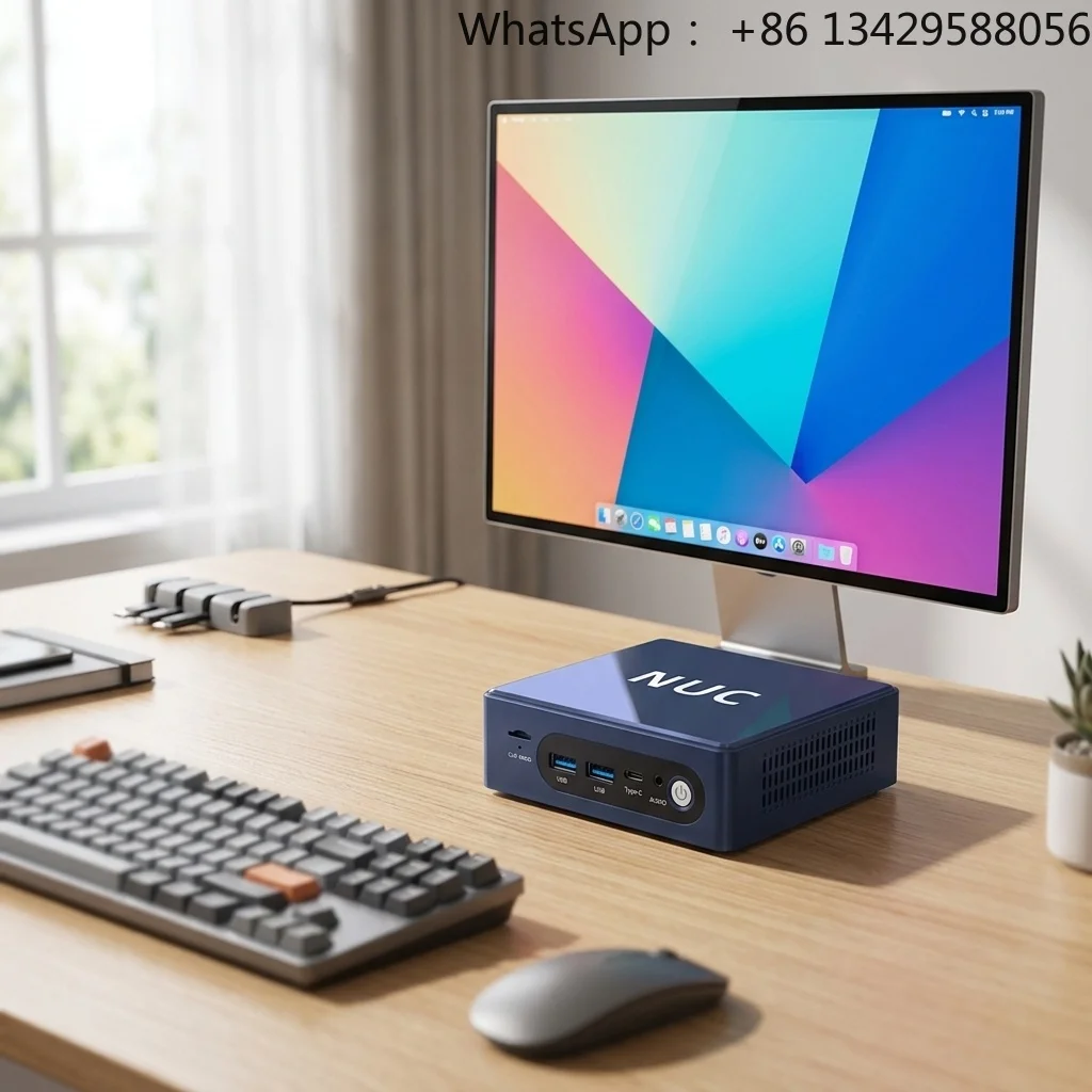 Ultra Mini SFF Gaming Desktop PC 32GB DDR5 WiFi 6 BT 5.2 USB4 HDMI Global AU US EU JP UK Plug for Home Office Media Play