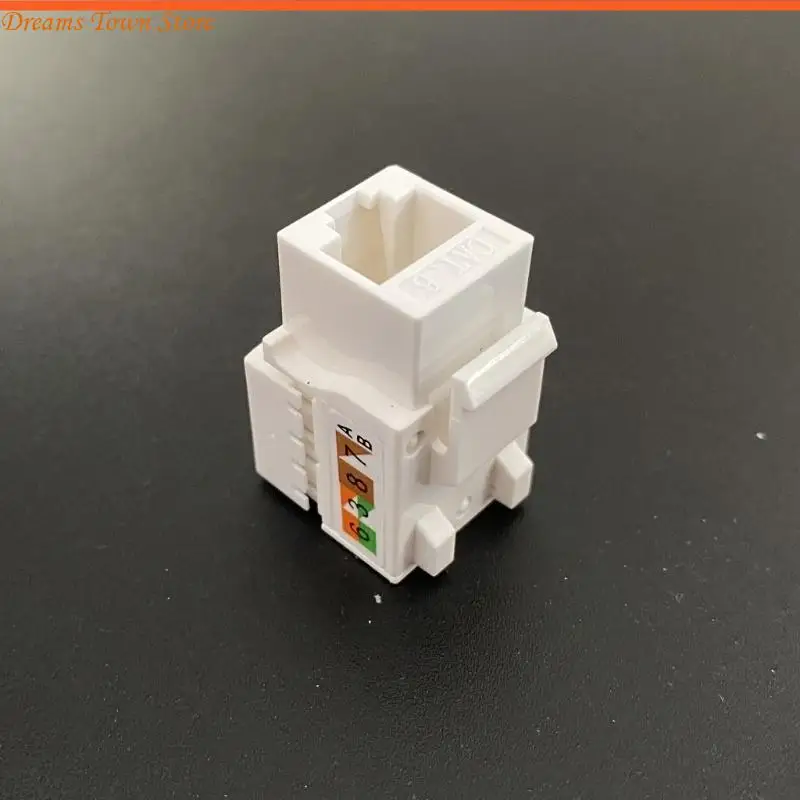 HX6A CAT6 Keystone für 6 UTP -Netzwerkmodul RJ45 -Anschluss Information Socket Computer Outlet Kabeladapter Amptyp