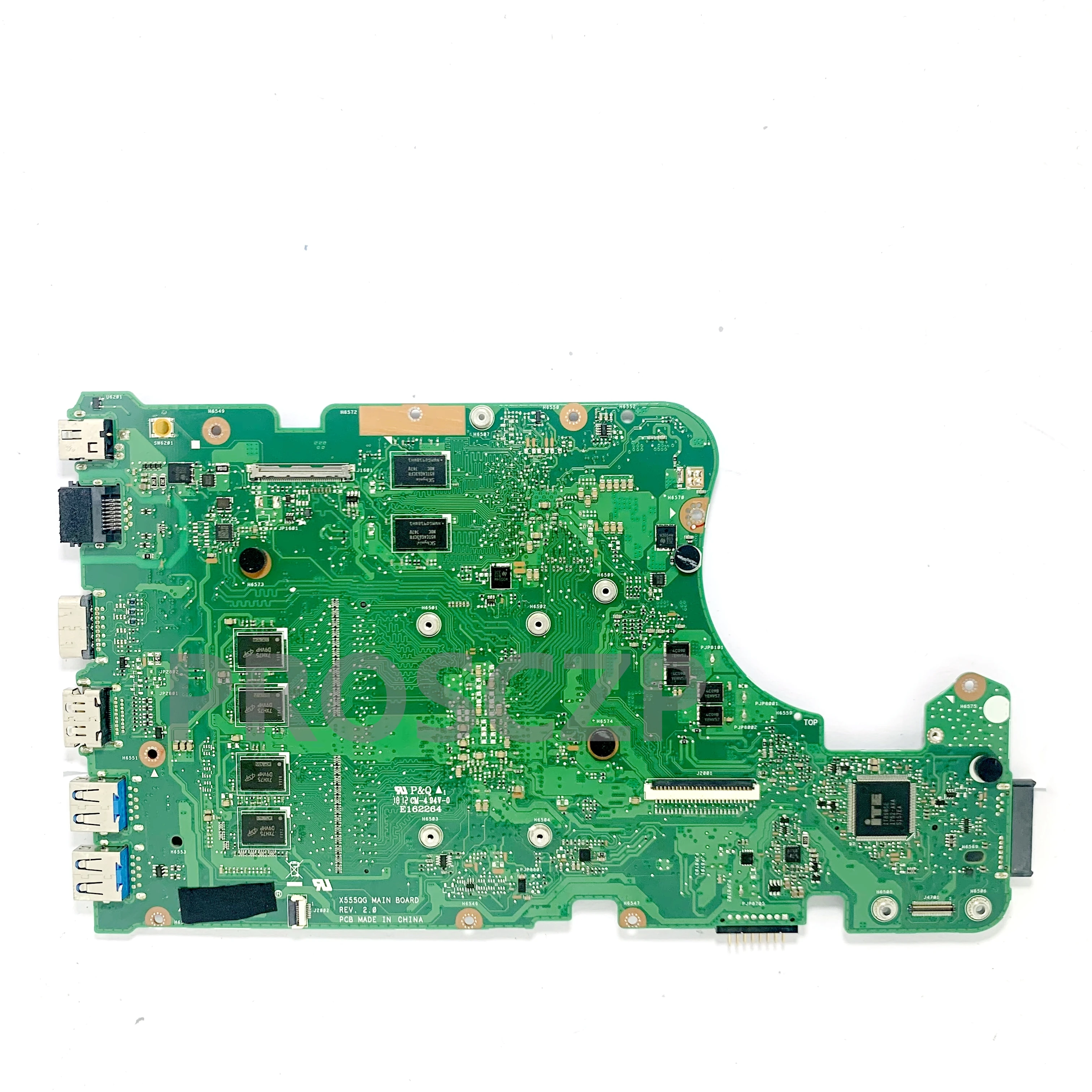 

High Quality Mainboard For ASUS X555QG X555QG REV.2.0 With A12-9700P CPU Laptop Motherboard 216-0867071 8GB RAM 100%Working Well