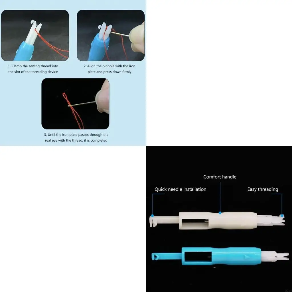 37ME Automatic Needle Threader Double Head Needle Threader for Sewing Machine