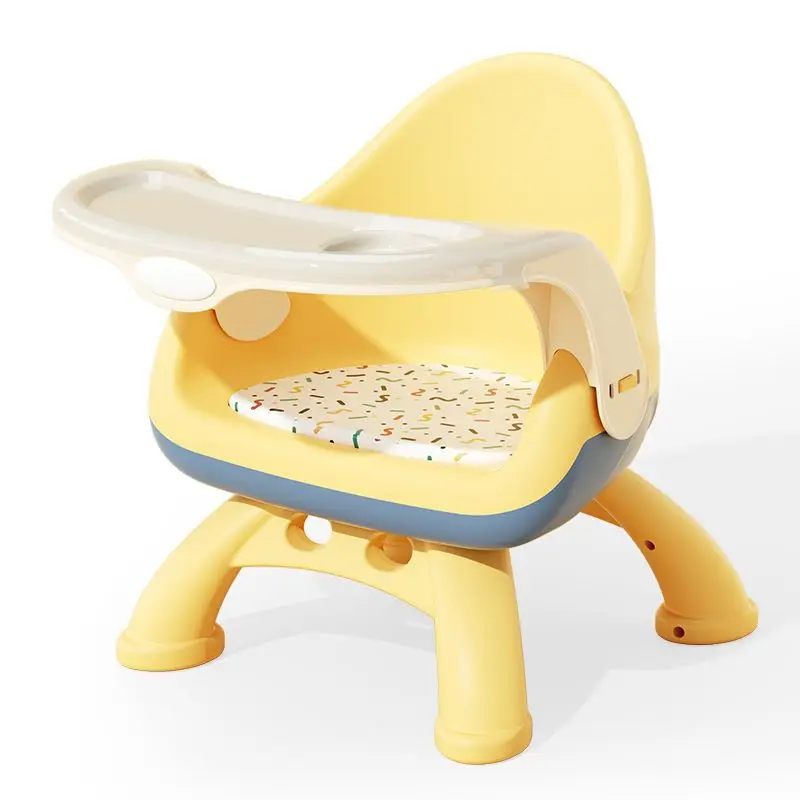 Baby Eating Table Dining Chair Stool   Home Plastic Backrest Seat Called Small Bench Multi-function